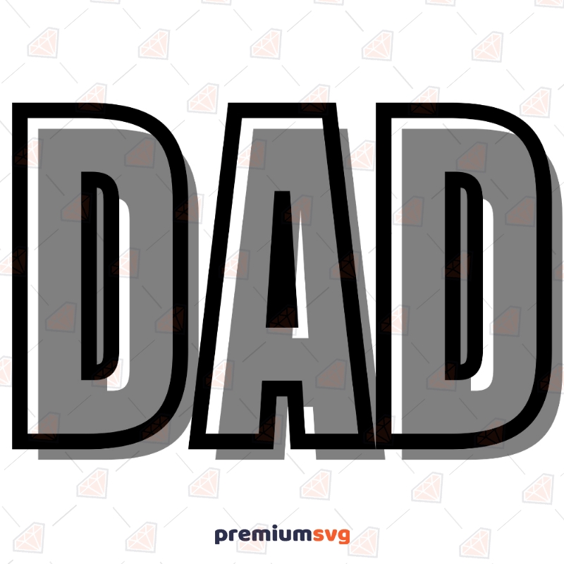 Dad Design SVG, Dad SVG Cut Files Father's Day SVG Svg