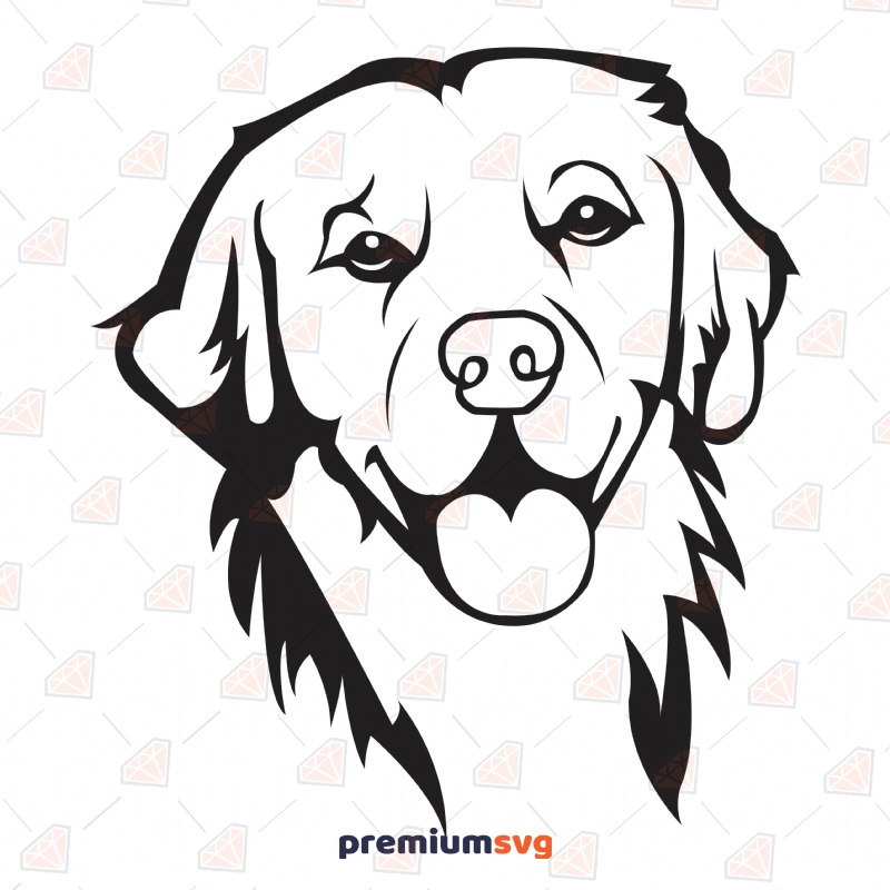 Golden Retriever SVG Goldie Dog Svg Files Cricut Cute Dog