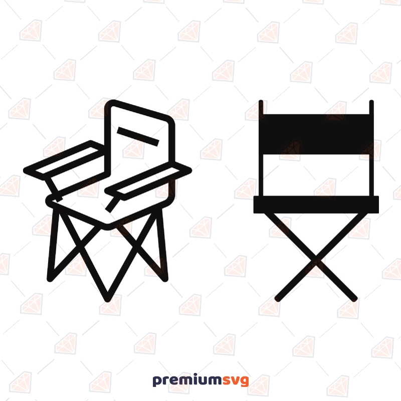 Camping Chair SVG Cut File, Camper Vector Instant Download Camping SVG Svg