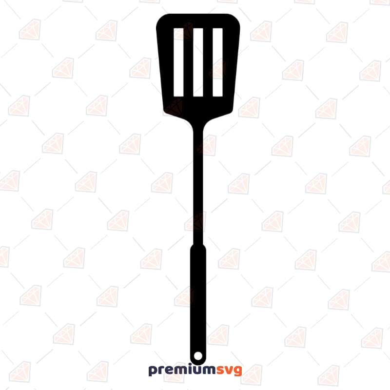 Spatula SVG Black and White Clipart, Kitchen Utensils SVG Tools and Utensils Svg