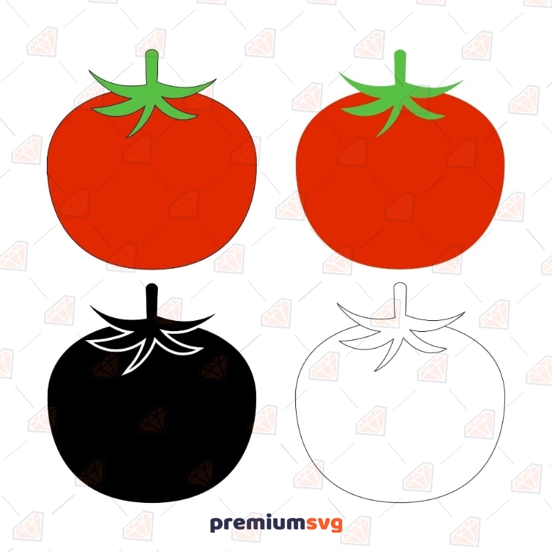 Tomatoes SVG Bundle, Tomatoes Clipart Files Fruits and Vegetables SVG Svg