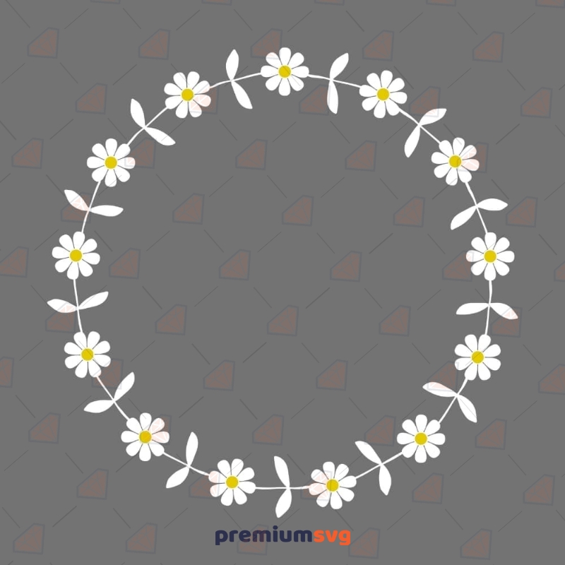 Daisy split monogram svg, Flowers frame svg, Floral border - So Fontsy