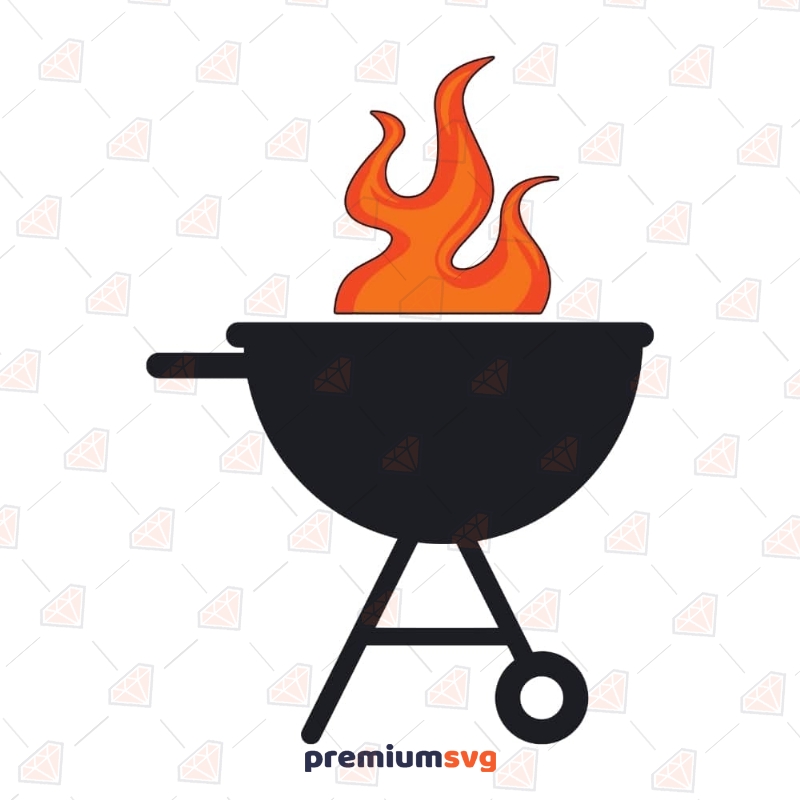 Grill SVG, Barbeque Grill SVG Cut File Tools and Utensils Svg