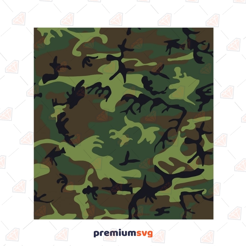 Military Camouflage Pattern SVG, PNG & JPG Files  Svg
