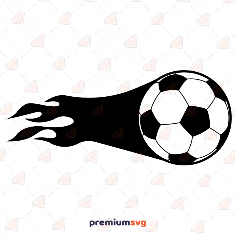 Swash Soccer Ball SVG Cut File, Swash Soccer Instant Download Football SVG Svg