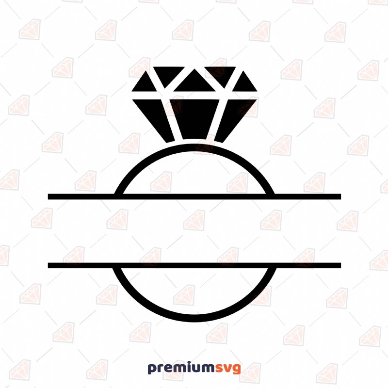 Download Wedding Rings Monogram Svg Cut File Premium Svg