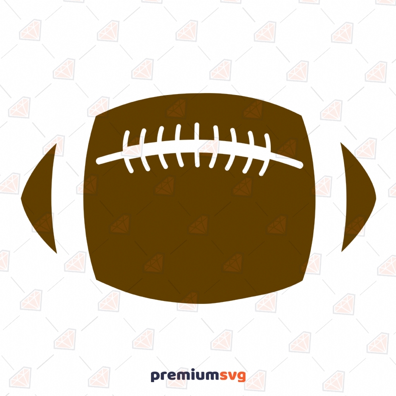 American Football Ball SVG Cut File, Instant Download Football SVG Svg
