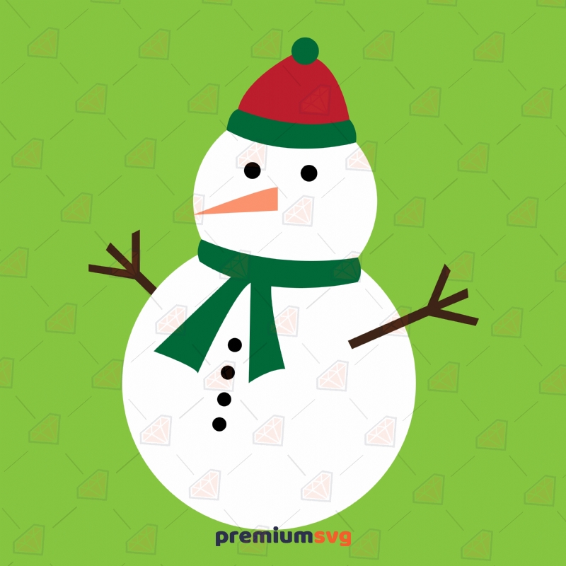Snowman SVG Cut File Christmas Svg