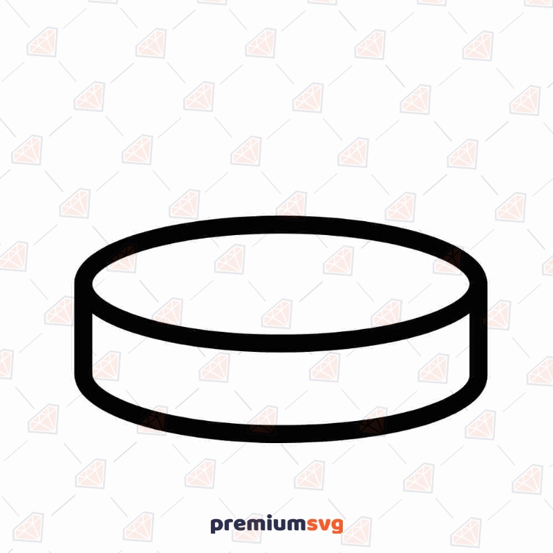 Hockey Puck SVG, Ice Hockey SVG Clipart