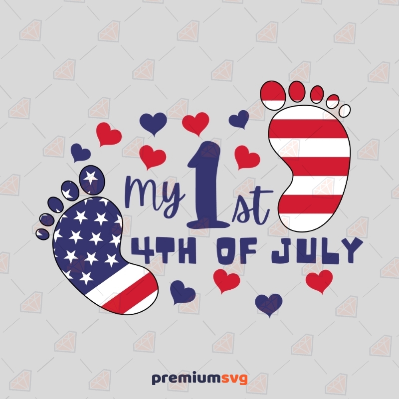 My 1st 4th Of July SVG Cut Files | 4th Of July SVG 4th Of July SVG Svg