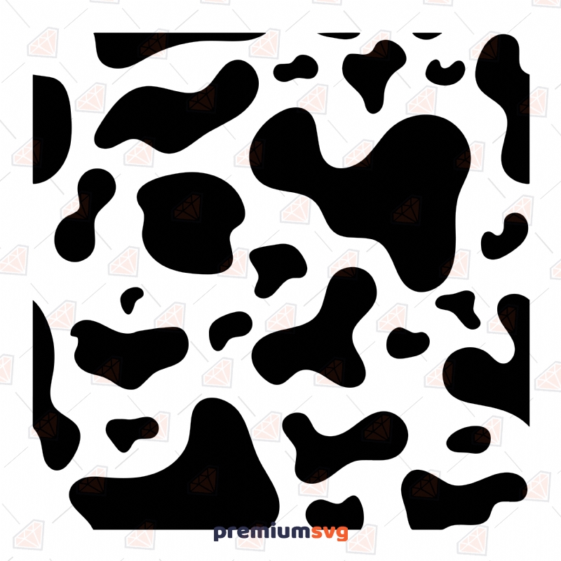 Cow Print SVG Background Patterns Svg