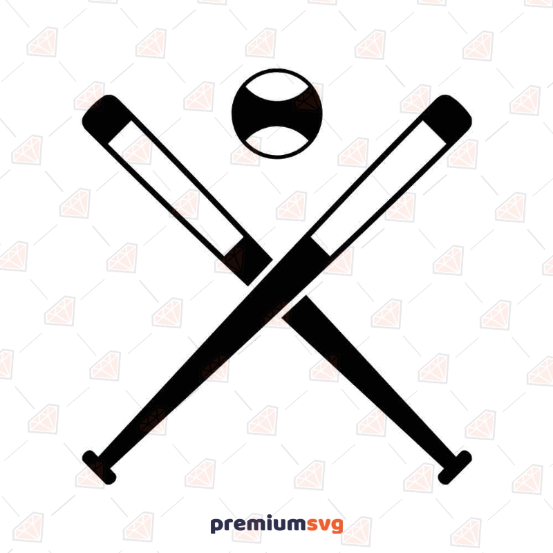 bat ball clipart black and white