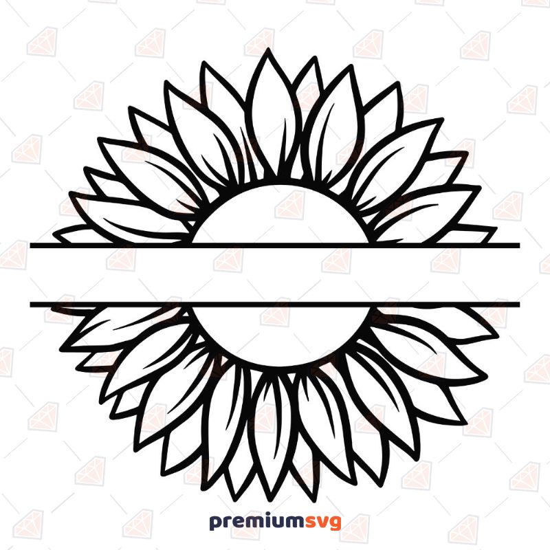 Free Free Sunflower Svg Monogram 2 SVG PNG EPS DXF File