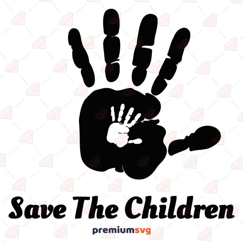 Free Save The Children SVG, Save the Children Instant Download Free SVG Svg
