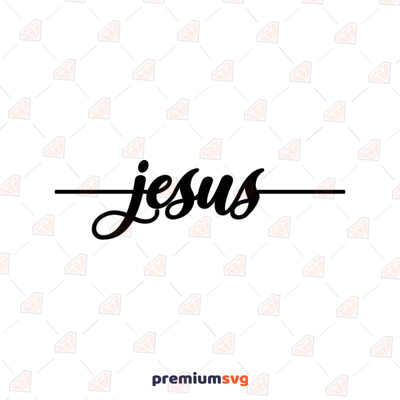 Jesus Letter SVG Design, Jesus SVG Instant Download Christian SVG Svg