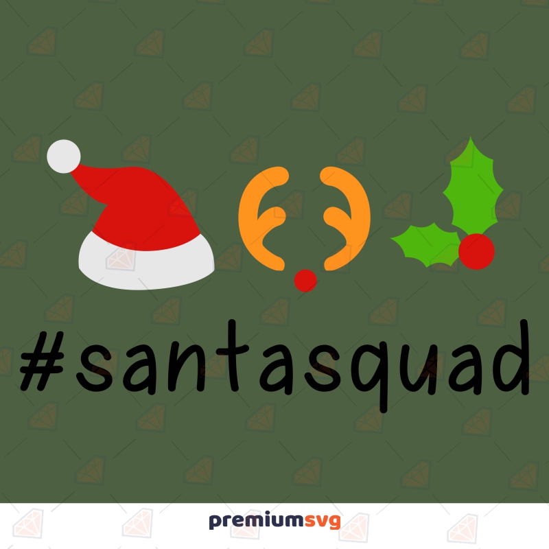 Santa Squad SVG Christmas SVG Svg