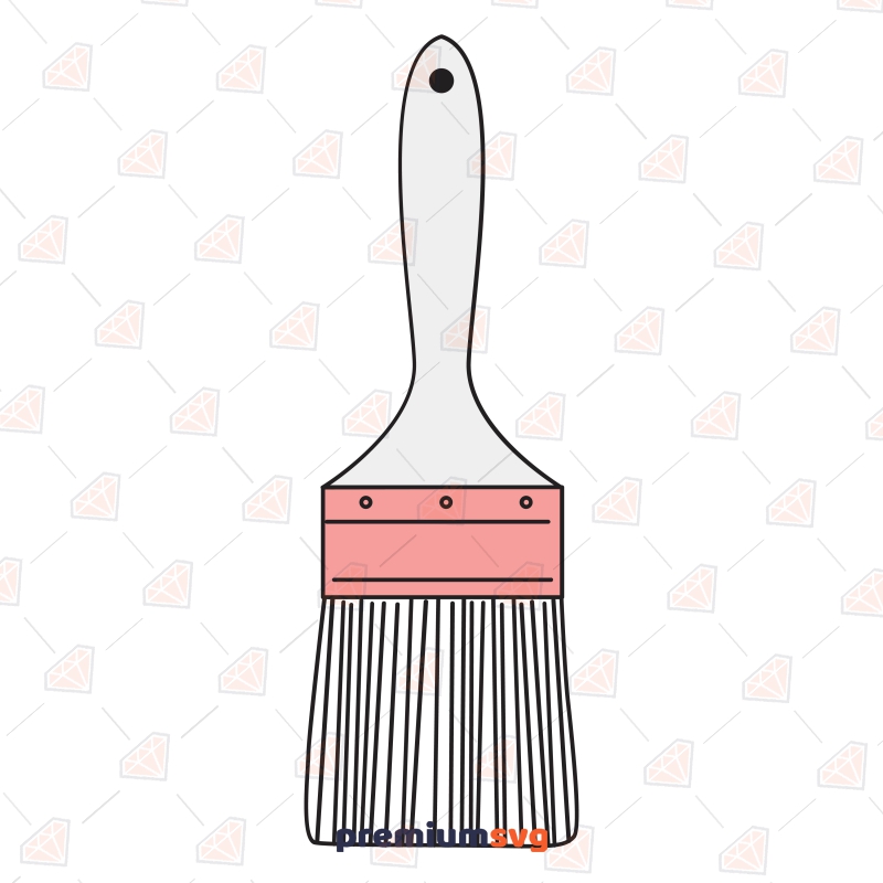 Paint Brush SVG File, Paint Brush Vector Instant Download Drawings Svg