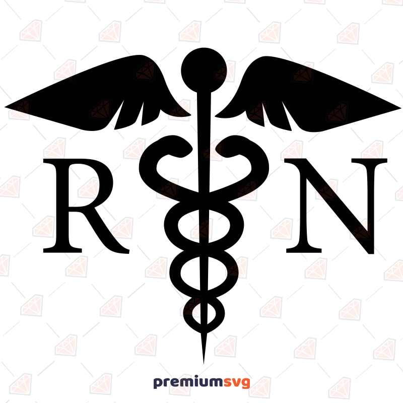R&N Medical Symbol SVG, Registered Nurse SVG Nurse SVG Svg