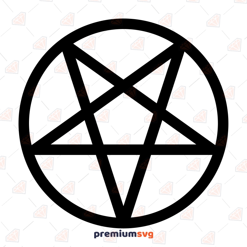 Satan Icon SVG, Satanic SVG Vector Files Symbols Svg