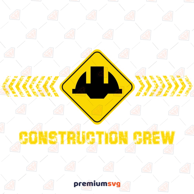 Construction Crew SVG, Instant Download Street Signs Svg