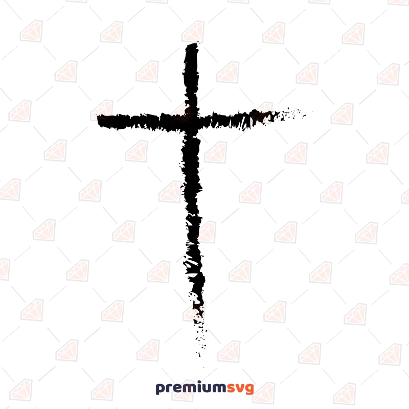 Grunge Cross SVG, Distressed Cross SVG Christian SVG Svg