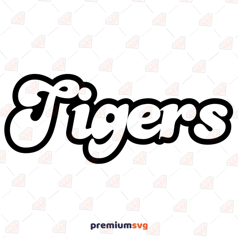 Tigers SVG Design, Tigers Instant Download Football SVG Svg