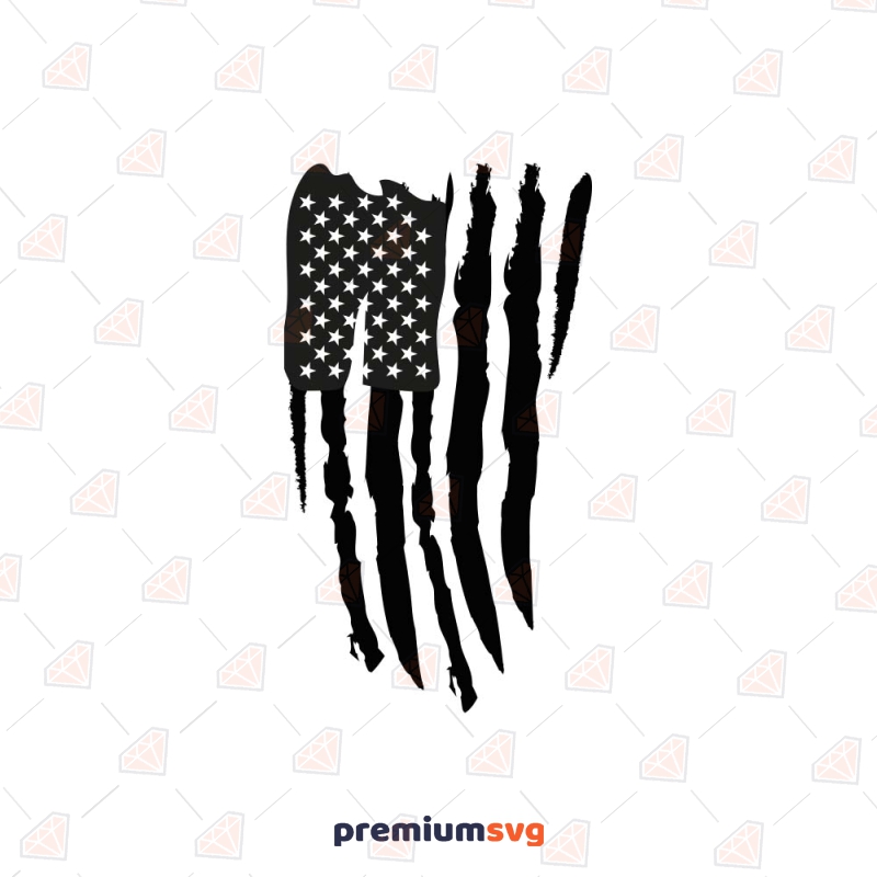 american flag clip art vertical