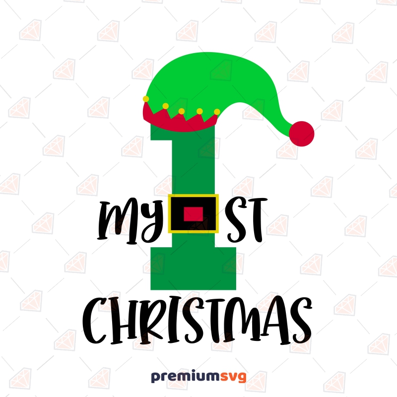 My First Christmas SVG, Elf SVG Christmas SVG Svg