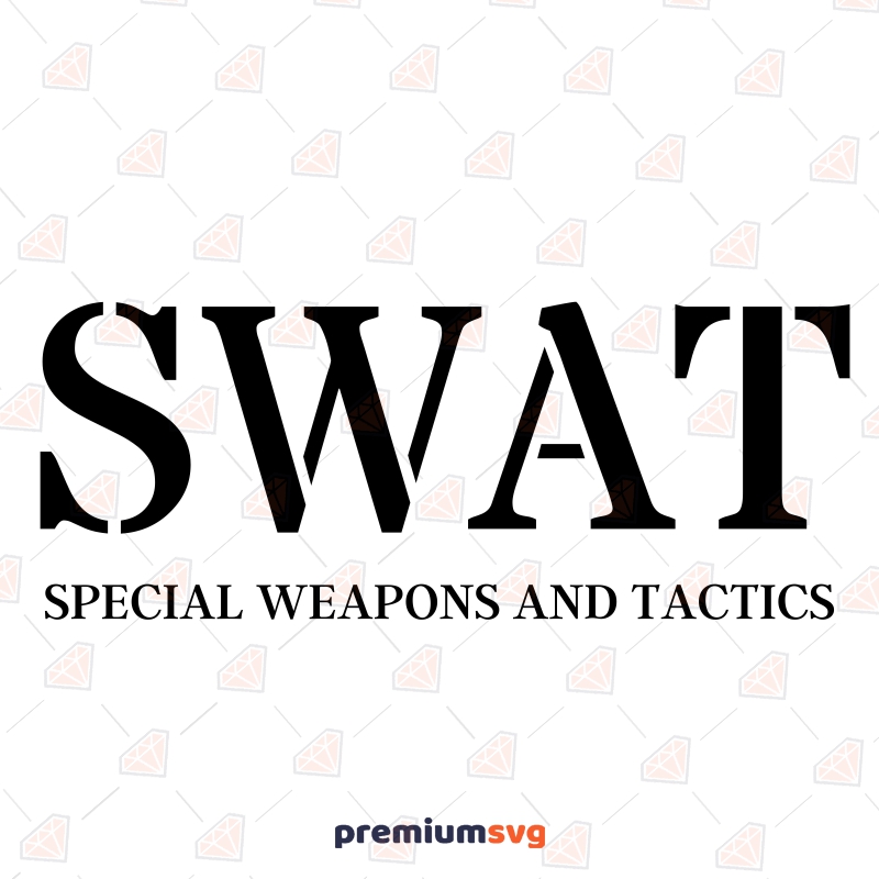 Police Swat Special Weapons and Tactics SVG Police SVG Svg