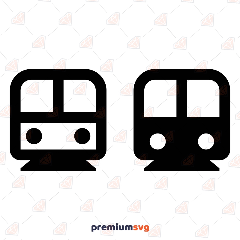 Subway Silhouette Vector, Subway SVG Clipart Icon SVG Svg
