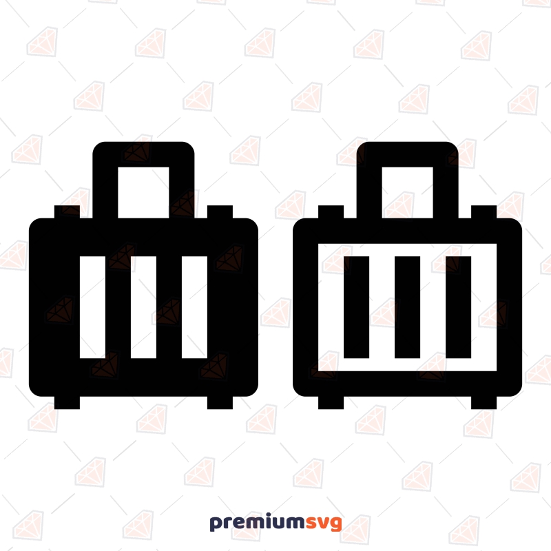 Suitcase SVG, Luggage SVG Clipart Icon SVG Svg