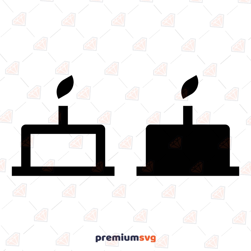 Birthday Cake SVG & PNG Clipart File Icon SVG Svg