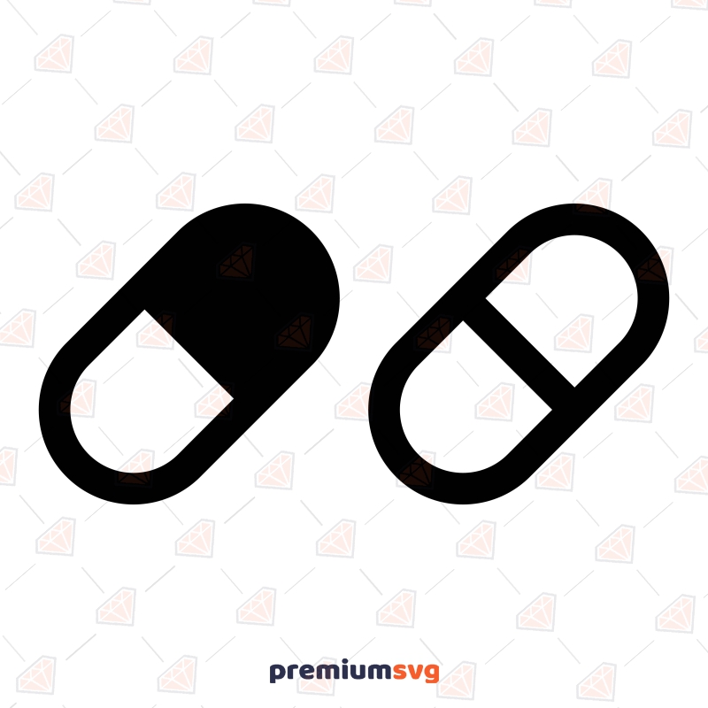 Capsule Icon SVG and PNG Clipart Icon SVG Svg