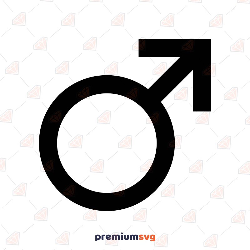 Male Symbol SVG Icon & Clipart File Icon SVG Svg