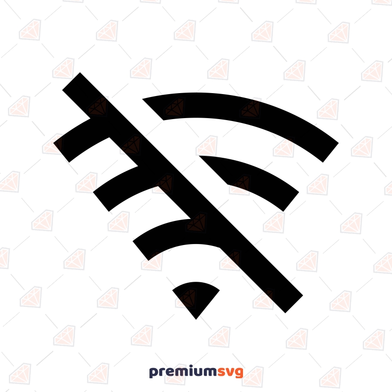 No Wifi SVG Icon Icon SVG Svg
