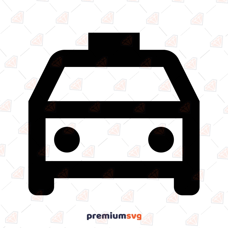 Taxi Outline PNG & SVG Files Icon SVG Svg