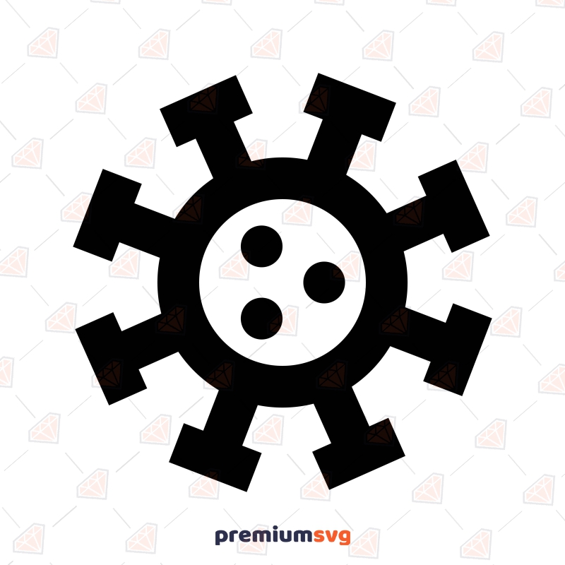 Virus SVG Vector and Clipart Files Icon SVG Svg