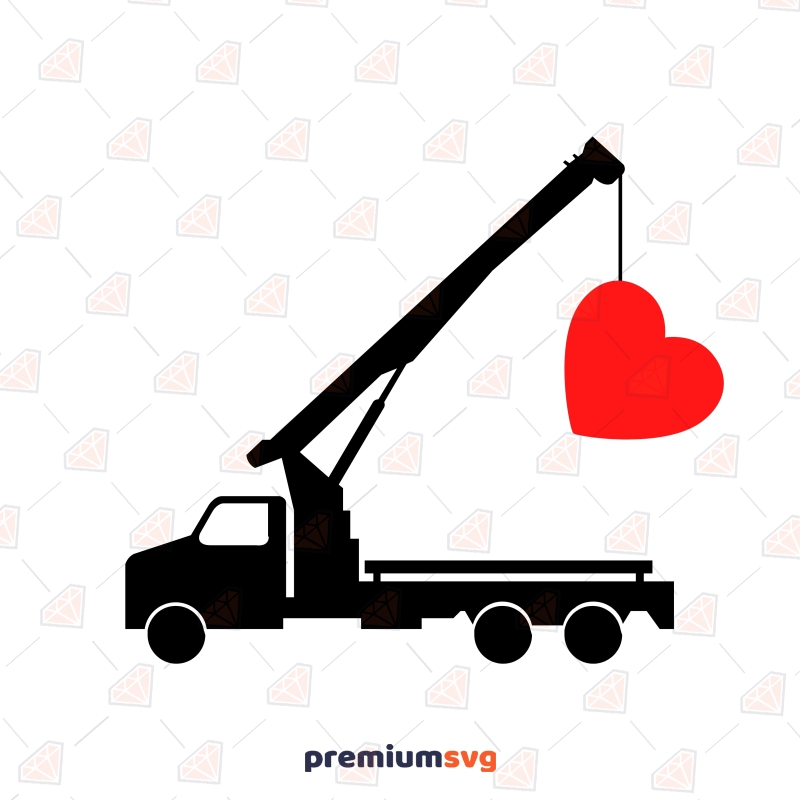 Smooth Operator SVG, Construction Heart SVG Clipart Valentine's Day SVG Svg