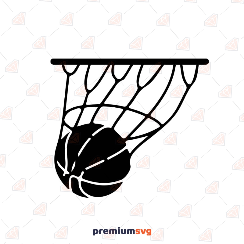 Basketball Shot SVG Cut File, Basketball Instant Download Basketball SVG Svg