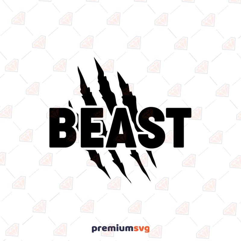 Beast Claws SVG Cut File, Beast Instant Download T-shirt SVG Svg