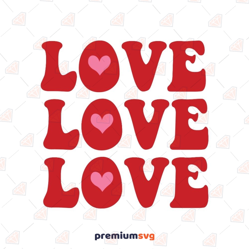 Love Shirt SVG, Valentine's Day Heart SVG Cut Files Valentine's Day SVG Svg