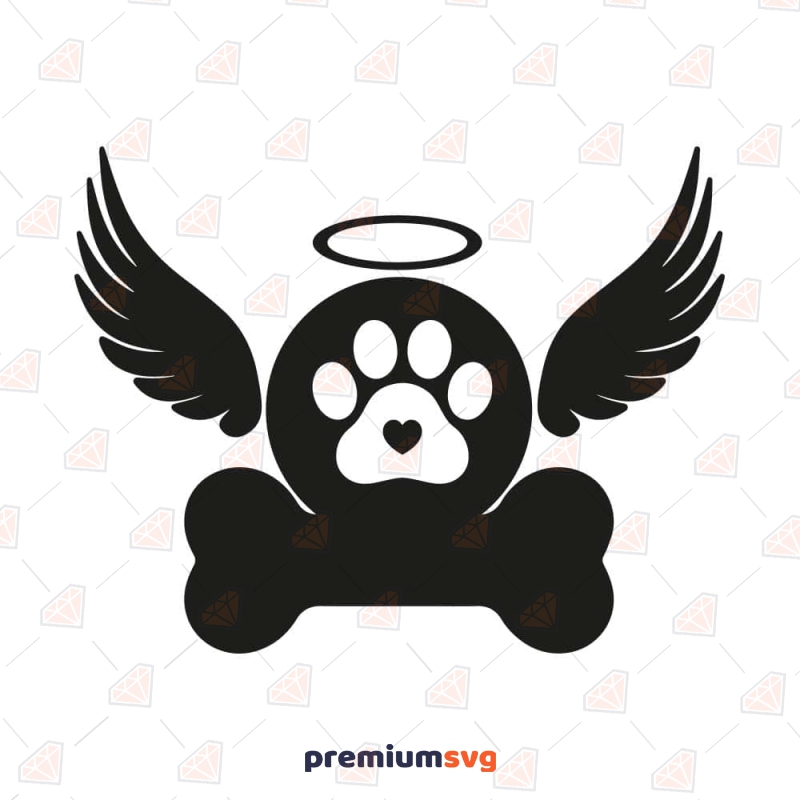Pet Dog Memorial SVG Cut File, Dog Loss SVG Pets SVG Svg