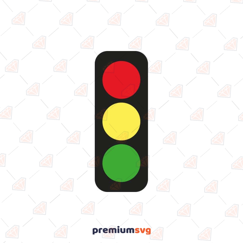Red Traffic Light SVG Cut File, Traffic Lights SVG Instant Download Street Signs Svg