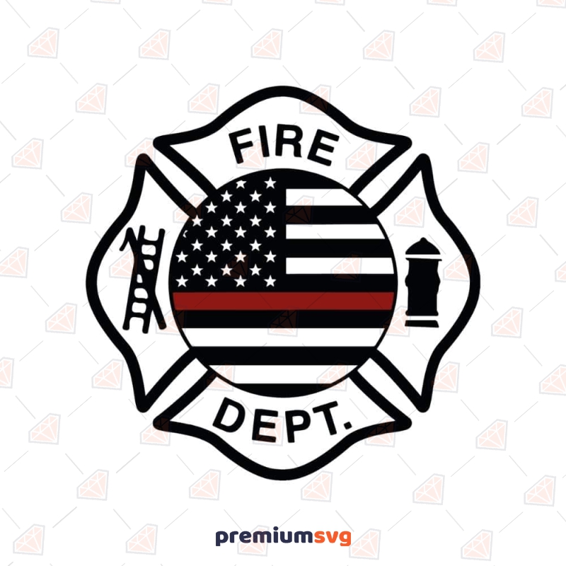 Straight Distressed Firefighter Flag Svg Firefighter Axe Flag Svg