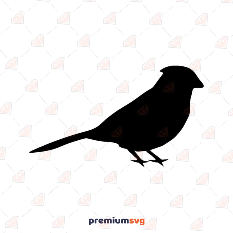 Cardinal Silhouette SVG Download Bird SVG Svg