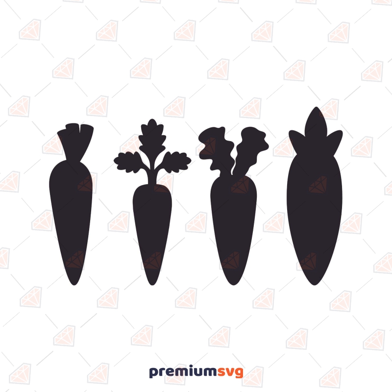 Easter Carrot SVG Cut and Clipart Files Easter Day SVG Svg