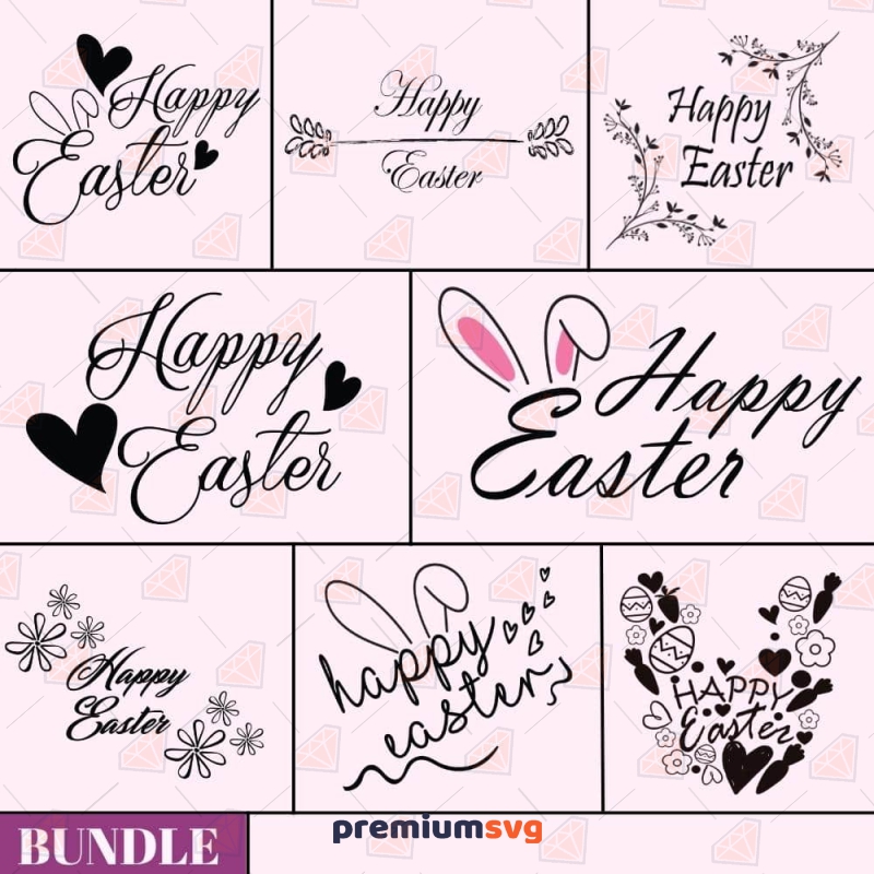 Easter Day SVG Bundle Designs, 8 Easter Designs SVG Easter Day SVG Svg