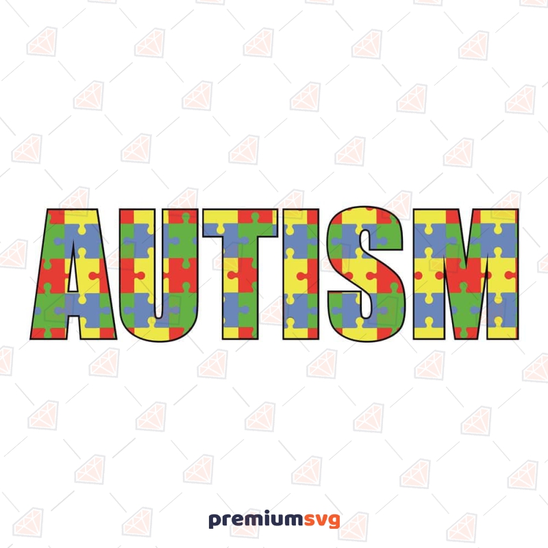 Autism SVG, Autism with Puzzle SVG Cut File T-shirt SVG Svg