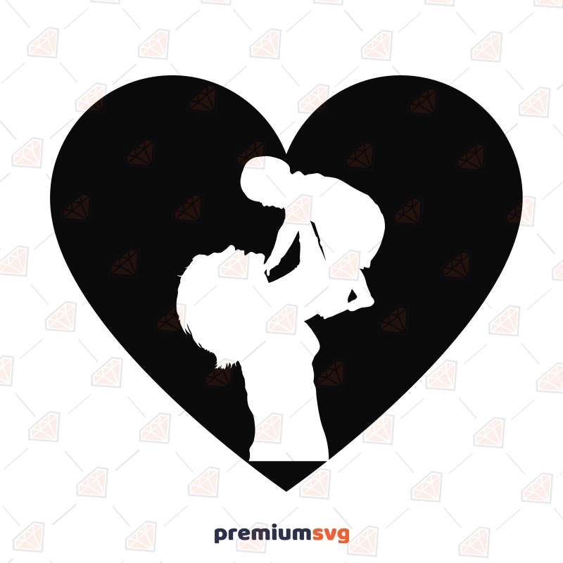 Mother and Son SVG for Cricut and Silhouette Mother's Day SVG Svg