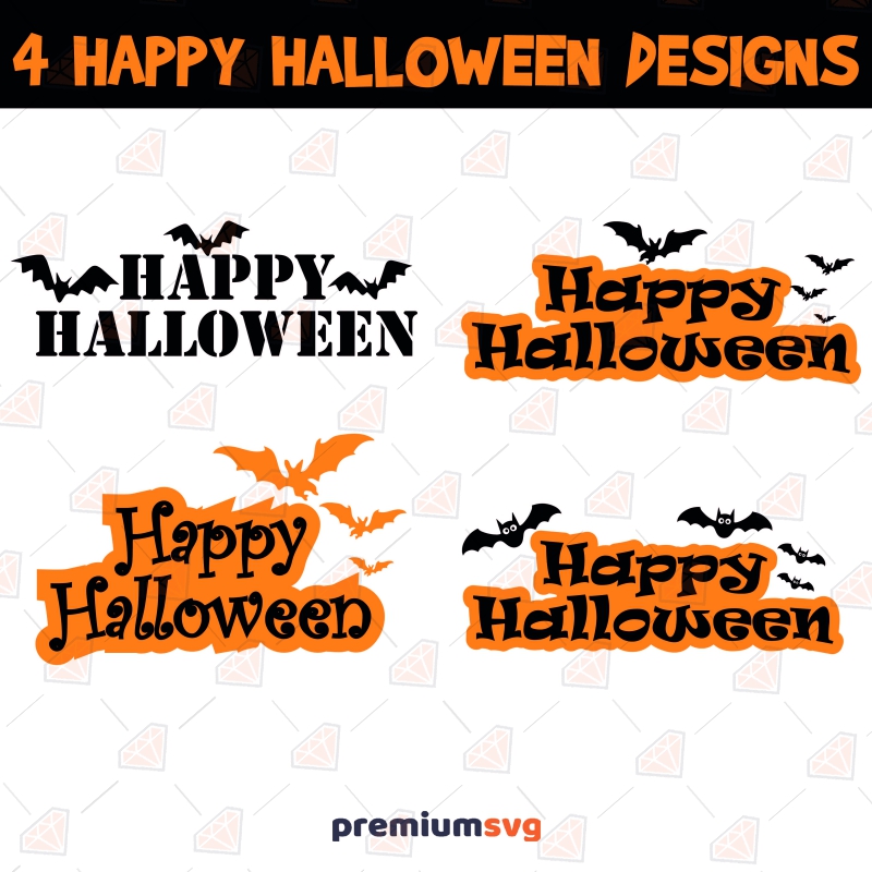 Happy Halloween SVG, Halloween Bundle SVG Vector Files Halloween SVG Svg